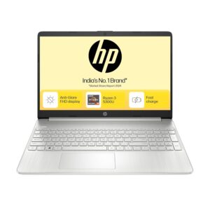 HP 15, AMD Ryzen 3 7320U (8GB DDR4, 512GB SSD) FHD, Anti-Glare, Micro-Edge, 15.6''/39.6cm, Win11, M365 Basic(1yr)* Office24, Silver, 1.59kg, fc0500AU, FHD Camera w/Privacy Shutter Laptop